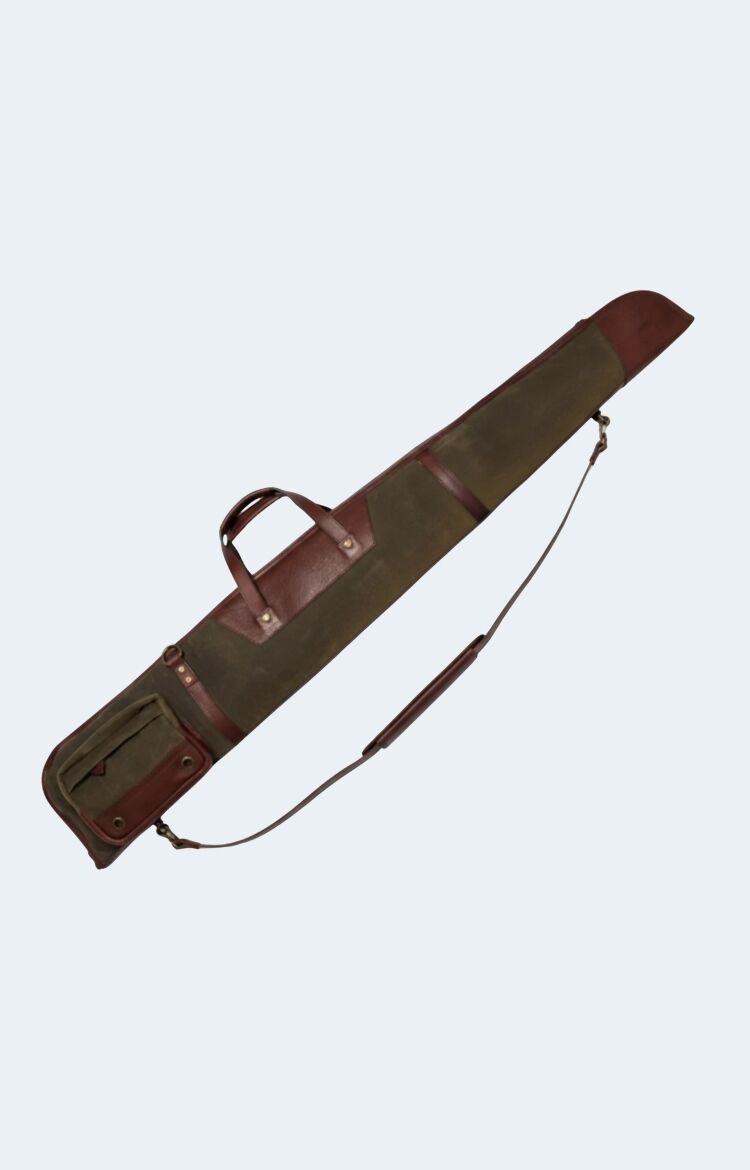 Brass Zippers Waxed Canvas Shotgun Case Brass Zippers Waxed Canvas Shotgun Case