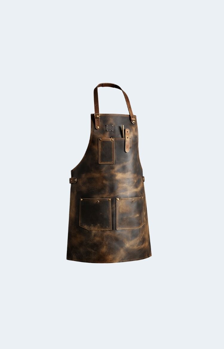 The Grill Gladiator Butchery Leather Apron - Image 1