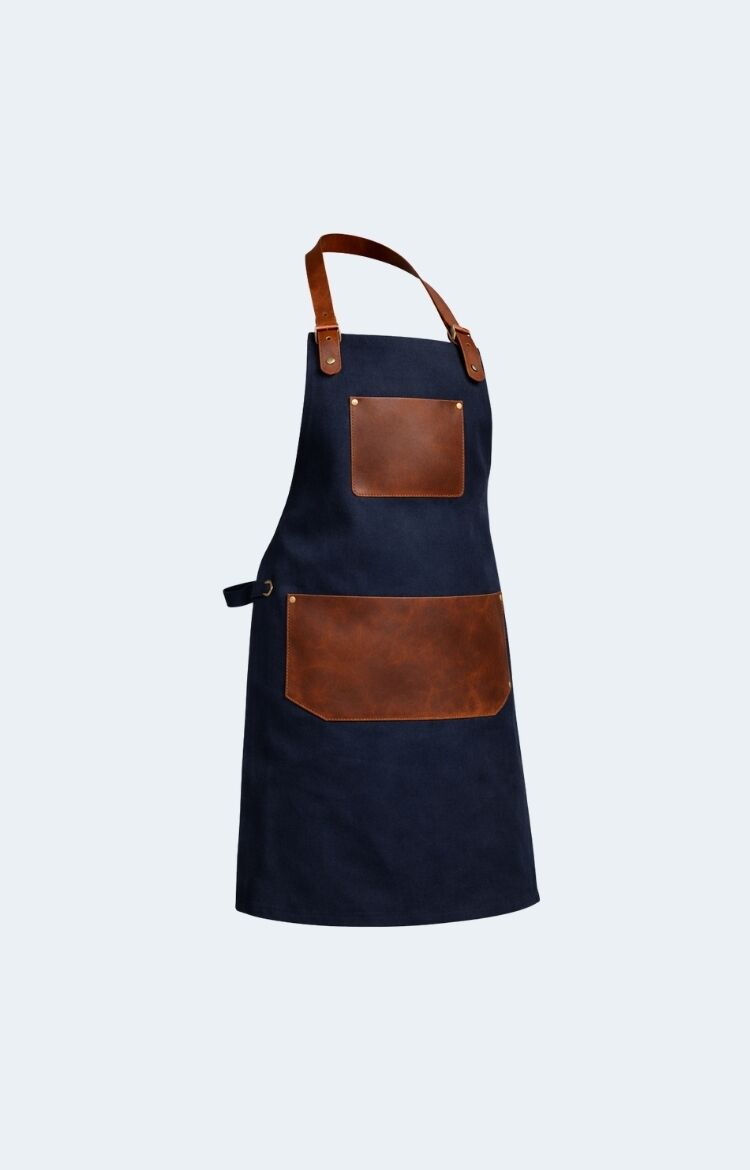 The Blue Canvas Leather Apron - Image 1