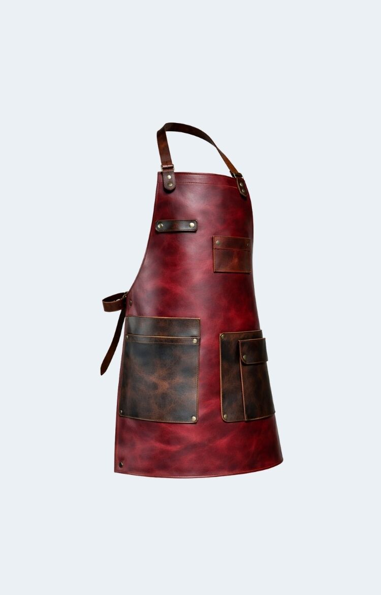 Meat Artisan Red Ember Butcher Apron - Image 1