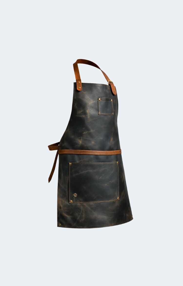 MeatMaster Pro Leather Apron - Image 1