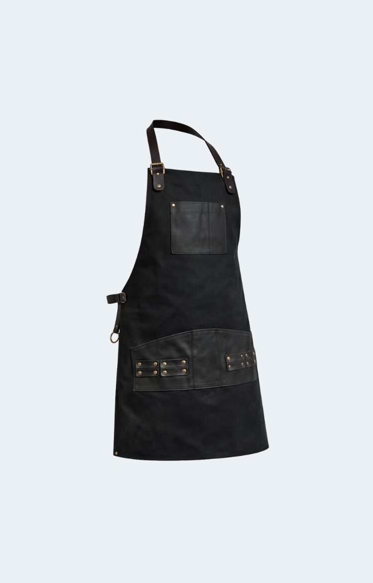 The Bedfordshire Pro Canvas Black Apron - Image 1