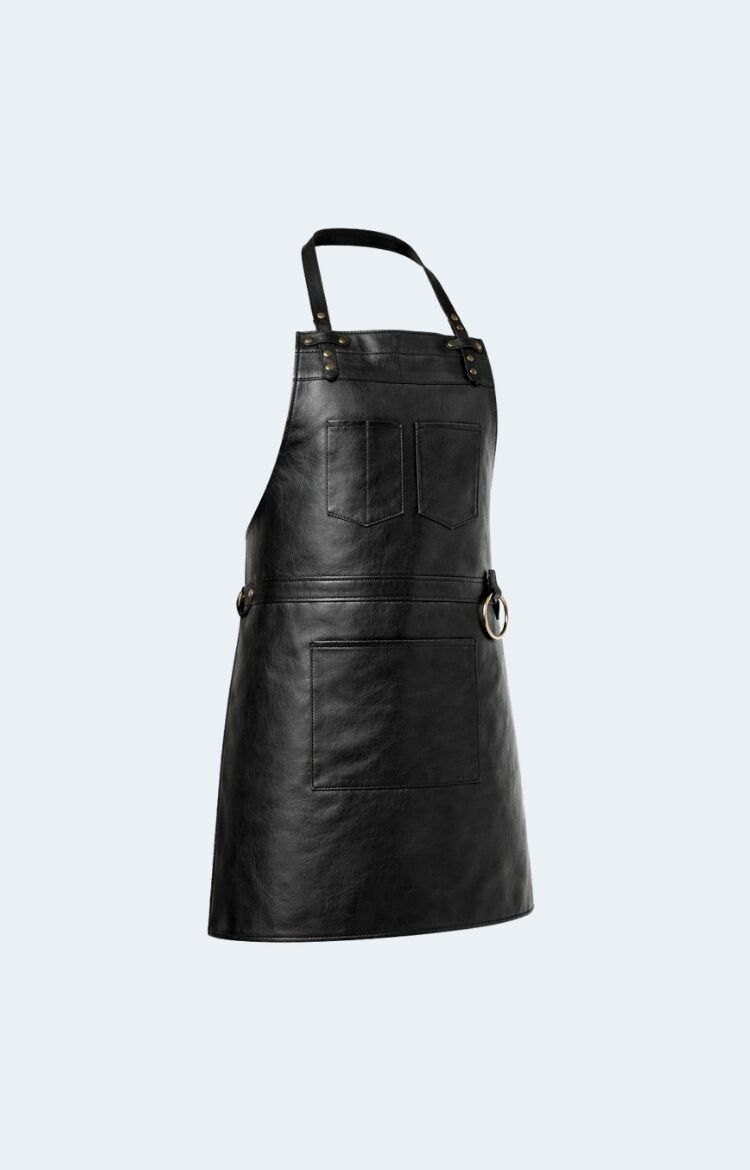 The Northumberland Black Leather Apron - Image 1