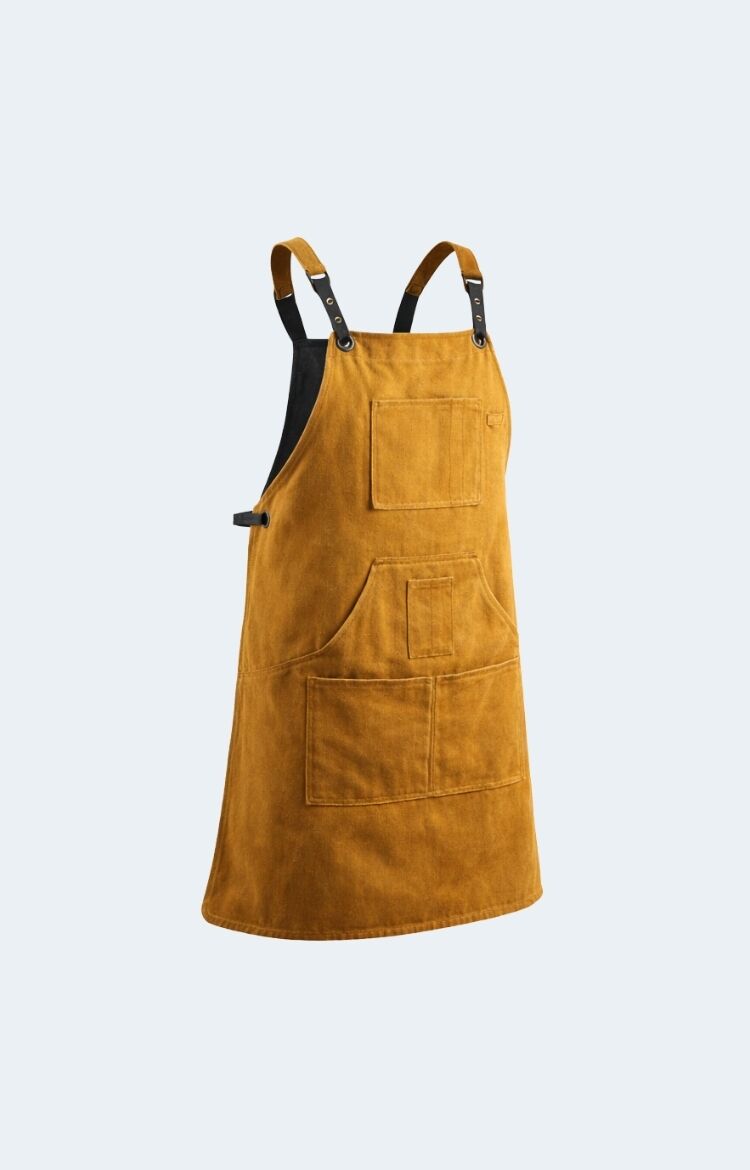 The Shropshire Brown Vintage Canvas Apron - Image 1