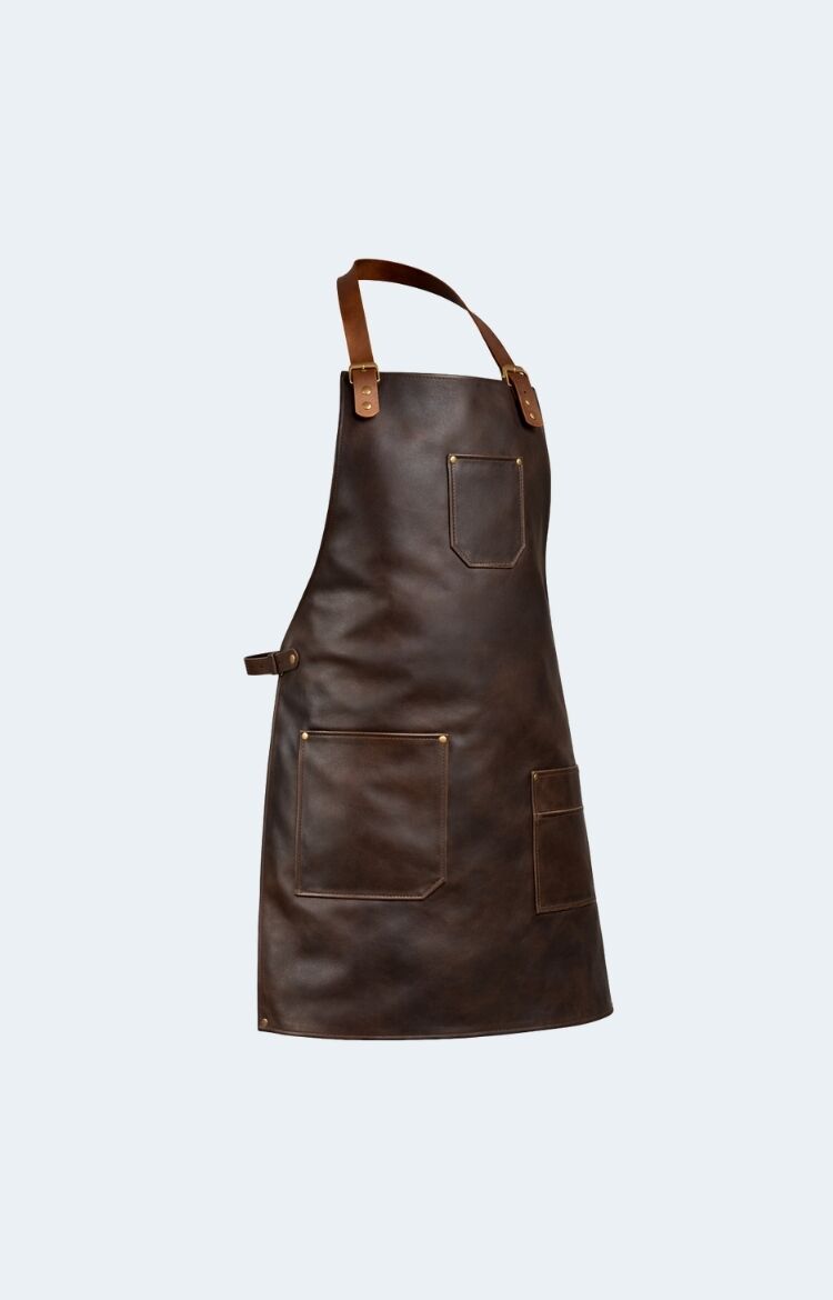 2 Pockets Leather Apron Classic 2 Pockets Leather Apron - Image 1