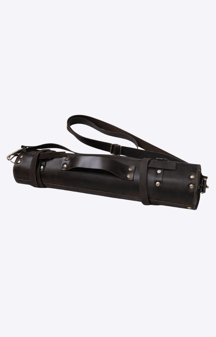 Dark Brown Executive leather Knife Roll - Image 1