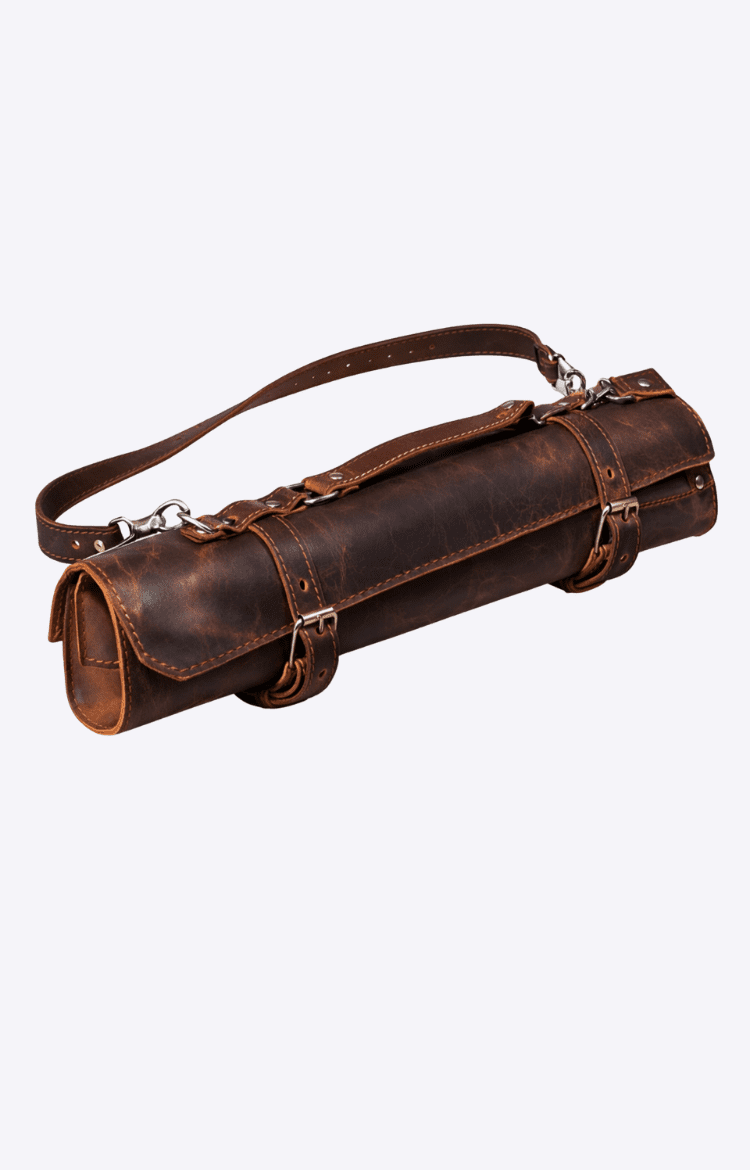 Genuine Leather Custom Knife Roll With Lightweight Structure - Image 1