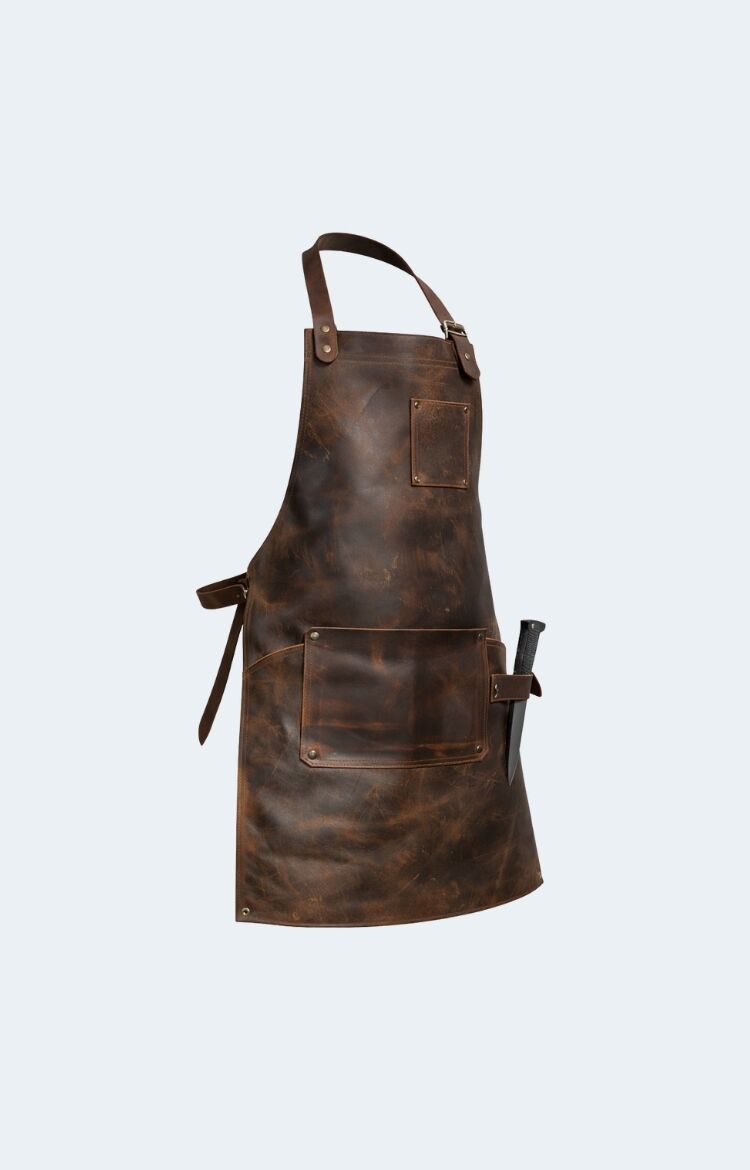 IronGuard BlackSmith Apron $150.00 USD $120.00 USD IronGuard BlackSmith Leather Apron - Image 1