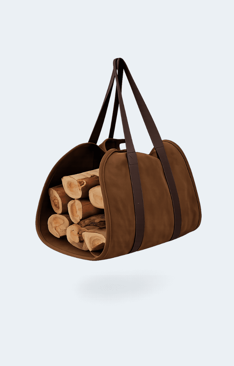 Large Waterproof Canvas Firewood Carrier Large Waterproof Canvas Firewood Carrier