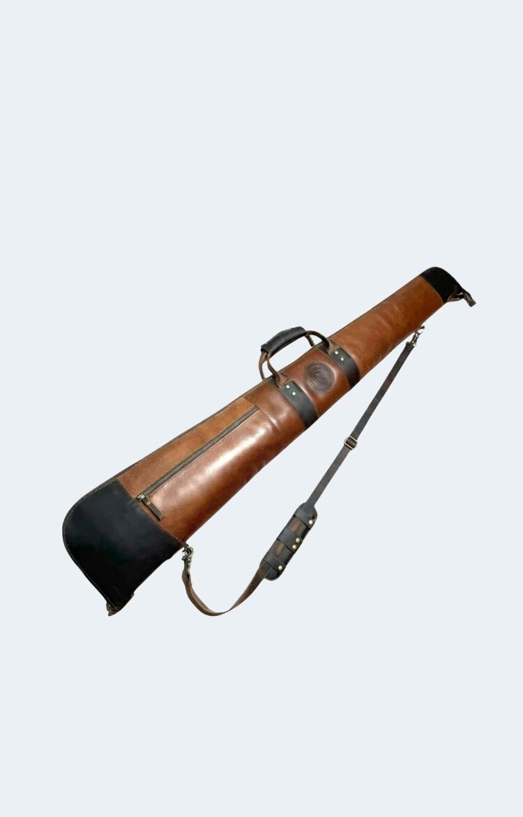 Shotgun Brown Leather Case