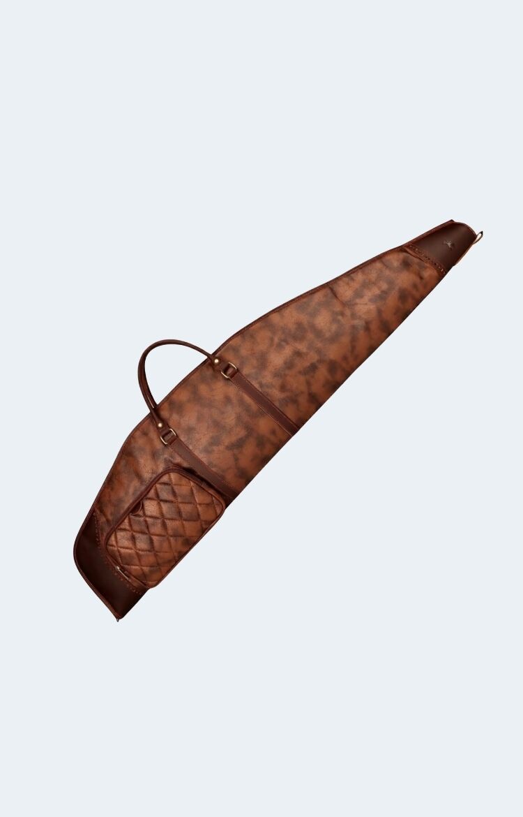 Leather Rifle Case with Ammo Holder & Shoulder Strap Leather Rifle Case with Ammo Holder & Shoulder Strap