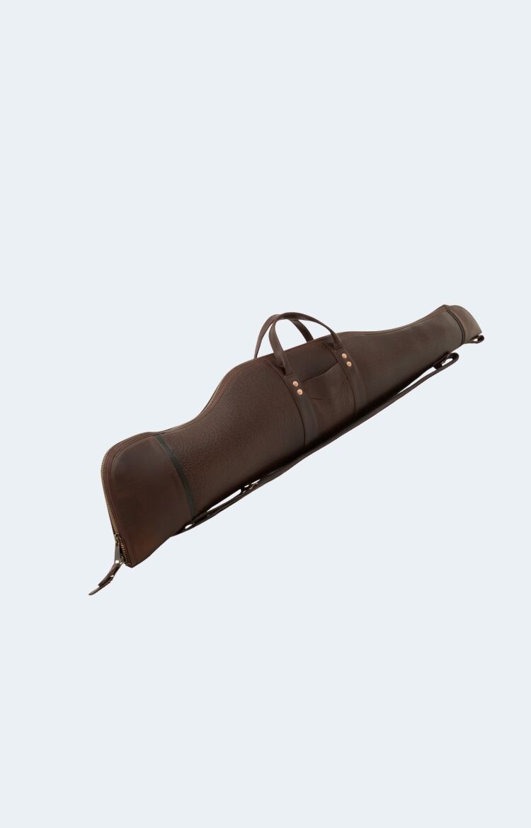 White Wing Leather Dark Brown Hunting Rifle Case White Wing Leather Dark Brown Hunting Rifle Case